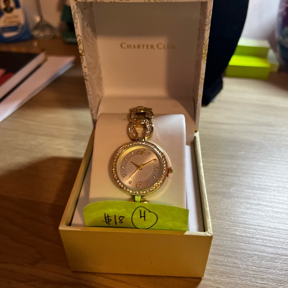 Charter Club Womens Watch (Gold)